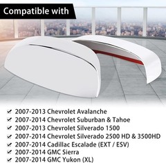 Side View Mirror Covers Caps Top Half Compatible with Silverado Tahoe Subur