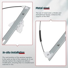748-050 Power Window Regulator for 2004-2009 for Mazda 3 | Front Left Power