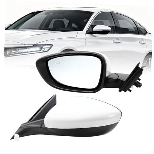 Left Driver Side Mirror Assembly Compatible with Accord 2023 2024 2025 (BSM)