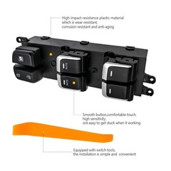 Power Window Switch for 2014-19 Kia Soul Repl 93570-B2100CA/93570-B2130CA |