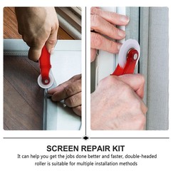 2PCS Spline Tool Screen Repair Tool Screen Door Roller Tool Flat Spline Tool