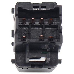 Set of 2 Front Left Driver and Right Passenger Side Door Window Switch Black