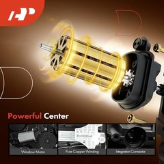 Rear Right Electric Power Window Regulator with Motor Compatible with Kia