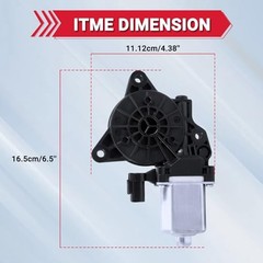 Power Window Motor Rear Passenger Side – Compatible with Right Rear Right Side