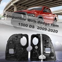 Rear Right Window Regulator Compatible with Dodge Ram 2009-2020 Passenger Side
