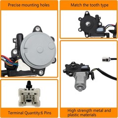 6 Pins Power Window Lift Motor Compatible with Infiniti FX35/FX45/G35 Sedan Only