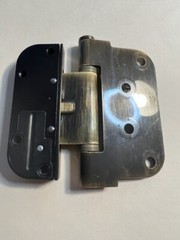 Amesbury Adjustable Hinge LH Vert Door & Frame Hinge Antique Brass