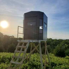 30″ Premium Hunting Blind Window – Easy Install, Aluminum Frame, Tempered Glass