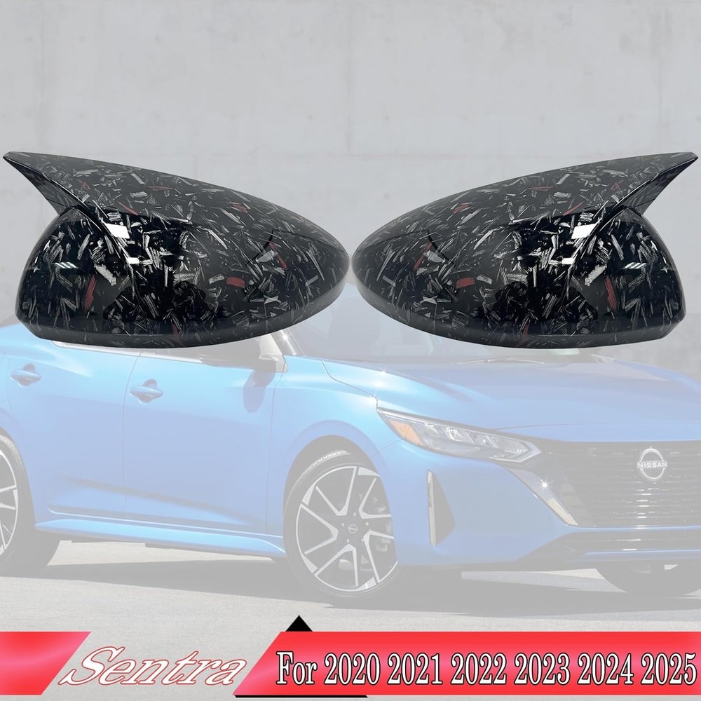 2PCS New Sports Rear Mirror Cover Caps for Nissan sentra 2020-2025/Altima Sedan