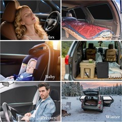KMF 8pcs Sun Shades for Kia Soul 2014-2019 Accessories, Custom Fit Car Window…