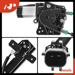 Power Window Regulator with Motor for Dodge Dakota 2000-2004 Durango 1998-2003 (