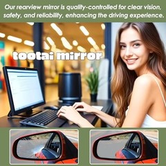 Passenger Side Replacement Mirror Glass – Compatible with Passenger Right Side