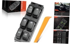 Master Power Window Switch Compatible with Kia Sorento 2005-2006, Front Left