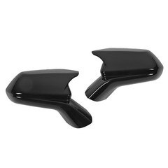 1 Pair Gloss Black Mirror Cover Cap Rear View Mirror Housing For Chevy Cama XLVB