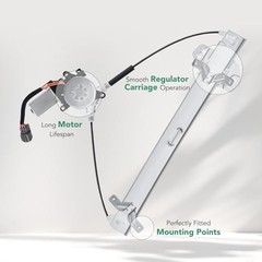Front Driver Side Power Window Regulator With 6 Front Driver Side(for Sedan)