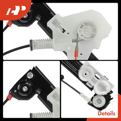 Power Window Regulator without Motor Compatible with Mini Cooper 2002-2005 Front