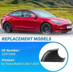 Right Passenger Side Mirror Lower Cover Replacement for Model 3 2017-2024 Rearvi