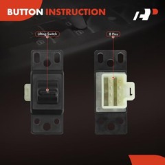 A-Premium Power Window Switch Compatible with Dodge Caravan/Grand Caravan 2001