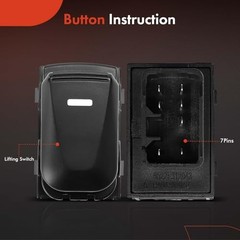 Power Window Switch Compatible with Hyundai Tucson 2010 2011 2012 2013, Rear