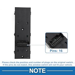 Power Window Switch No.935703W000WK Front Left Driver Side Window Control