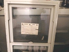 Champion Window Double-Hung Vinyl Home Window White Glazed Double-Pane Glass