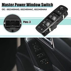 Front Left Driver Side Master Power Window Switch Fits Chrysler Pacifica