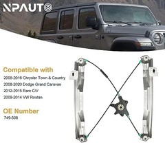 Power Window Regulator Without Motor Replacement for Chrysler Front Driver Side