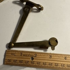 Vintage Window Ventilation Sash Lock 9 New Old Stk 3Open Johnson’s Pat1919 Brass