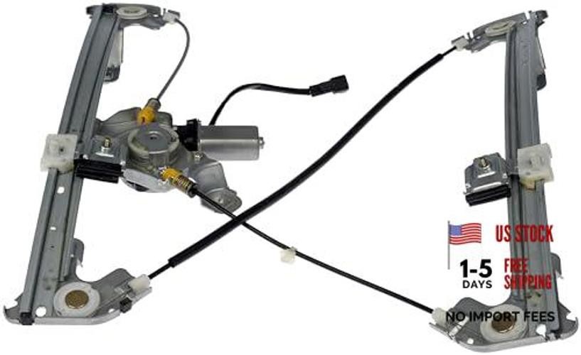 741-968 Rear Driver Side Power Window Regulator and Motor Assembly Compatible