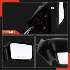 Passenger Side Power Door Mirror – Compatible with Dodge Dakota 1987-1996 –