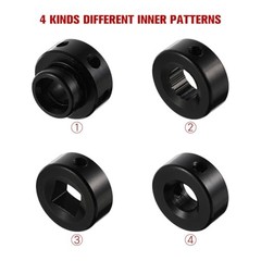 Universal Car Window Handle Winder Riser, Window Crank Window Cranks, Black