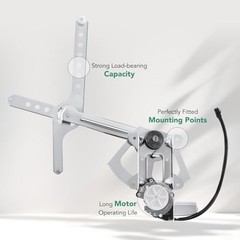 Power Window Regulator With 2-Pin Motor Assembly for Chevy Front Driver Side