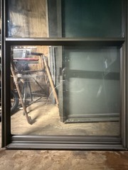 36 By 72 Inch Bronze Aluminum Green Tinted Glass Vintage Never Been Used