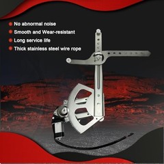 Power Window Regulator with Motor Front Passenger Right Compatible with 741-654