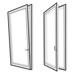 Euro 60″ x 48″ Tilt and Turn Windows or Custom