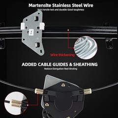 Power Window Regulator Assembly with Motor Compatible for Rear Passenger Side