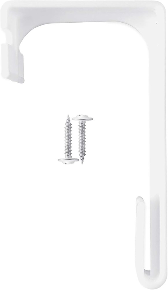 Heavy Duty RV Side Curtain Hold Down Hooks, White 4 Pack, Fits Tr Size: 4 Pack