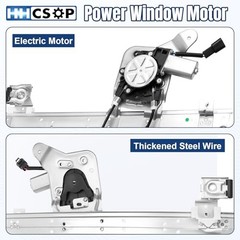 Rear Left Driver Side Power Window Regulator with Motor Rear Driver Side
