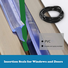 PVC Window & Door Wedge Gasket Seal Double Glazing Plastic Repair Draught Seal
