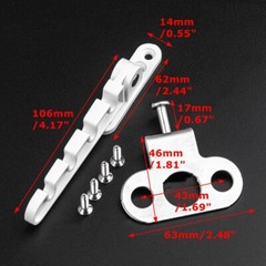 1/2Set Child Cat White Finish Tilt Turn Window Restrictor Stay Safely Lock Catch