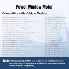 Driver Left Side Power Window Lift Motor 742-250 Compatible with Driver Side
