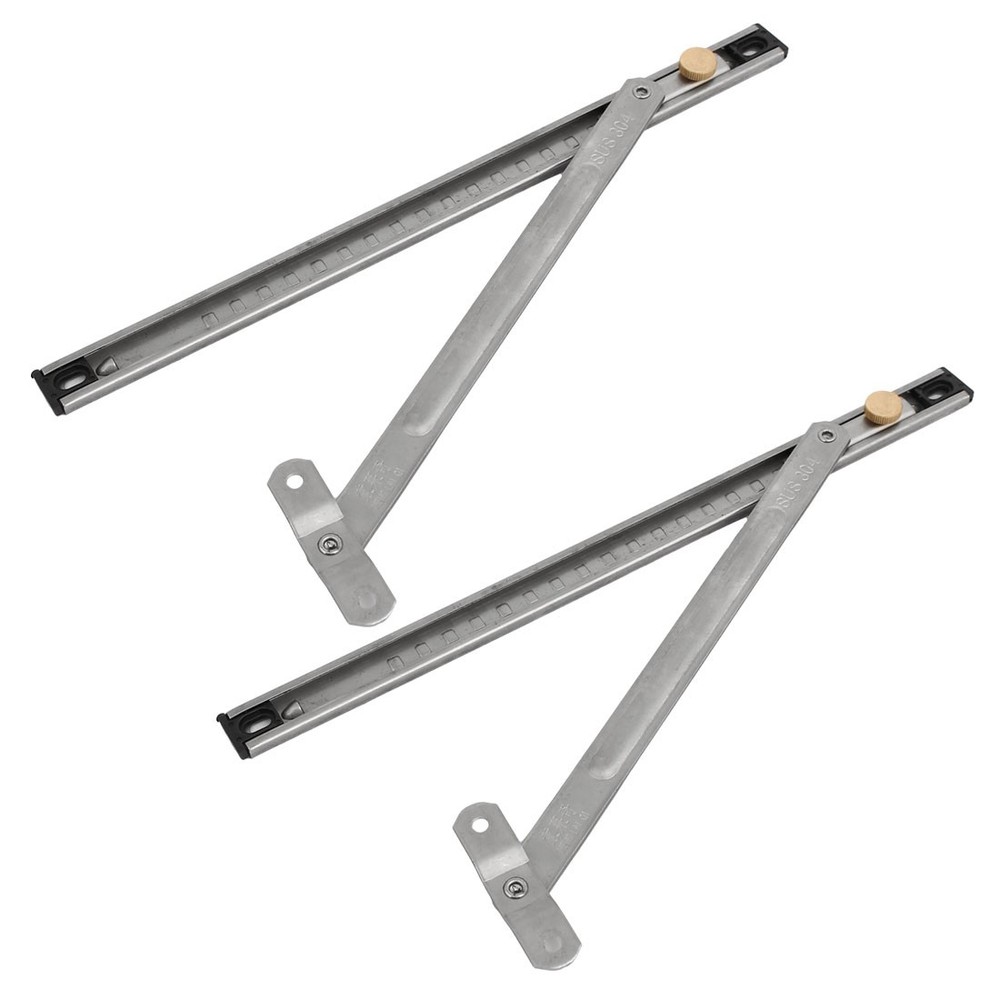 300mm 12″ Length 304 Stainless Steel Casement Window Friction Hinge 2 Bar 2pcs