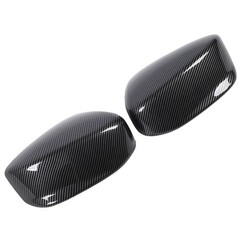 1 Pair Carben Fiber Style Side Mirror Cap Cover For European