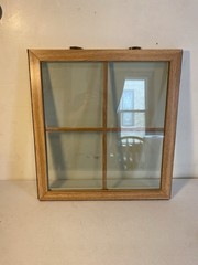 Window World Vinyl Double Hung Replacement Windows Grid Tinted Light Oak 24×50?