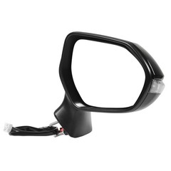 Power Heated Side Mirror With Turn Signal For E210 2020 Gloss Black