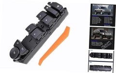 Power Window Switch for Silverado Tahoe 2007-2014 20835552 – Black ABS