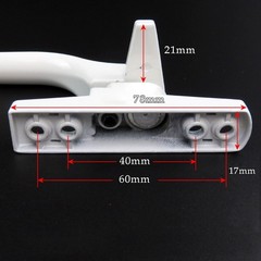 Door And Window Handle External Flat Window Handle Lock Left Handle Style