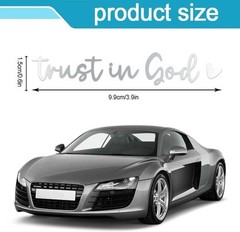 2PCS Rearview Mirror Decal Stickers, Self Affirmation Reminder Vi Color: White
