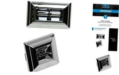 Chrome Power Window Switch Pair Set of 2 for Chevy GMC Pontiac