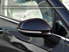 Driver Side Mirror Cover Cap Compatible with Golf 7 MK7 Size: Left Driver Side